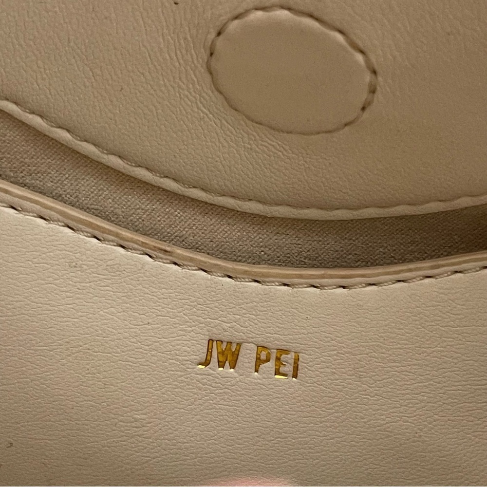 JW PEI GABBI RUCHED HOBO HANDBAG - IVORY - Picture 6 of 6